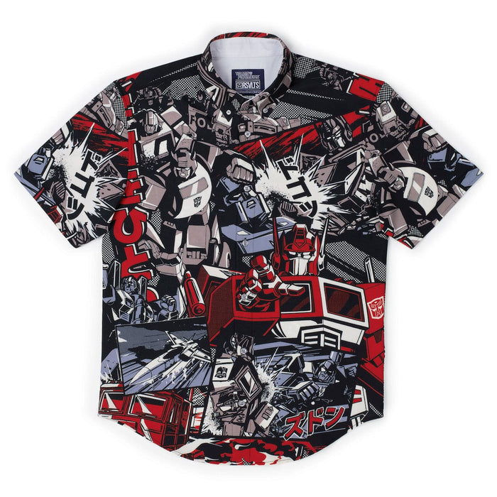 RSVLTS XS RSVLTS® Transformers "(Panel Design)" _ KUNUFLEX Short Sleeve Shirt Transformers "(Panel Design)" _ KUNUFLEX Short Sleeve Shirt