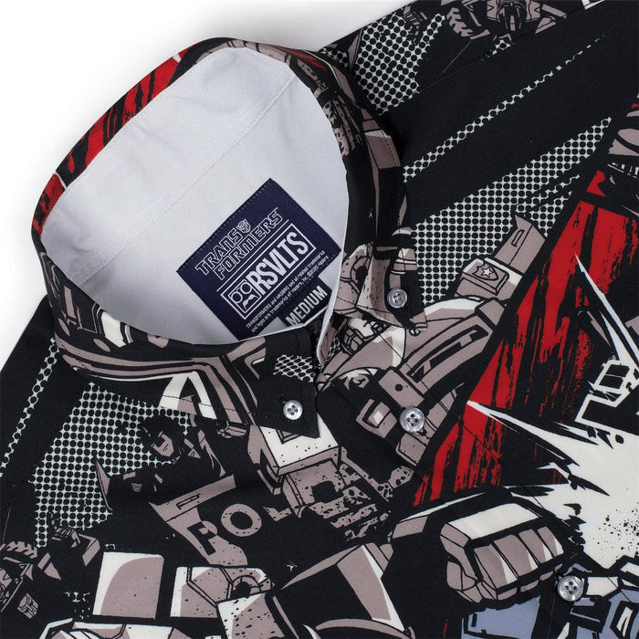 RSVLTS RSVLTS® Transformers "(Panel Design)" _ KUNUFLEX Short Sleeve Shirt Transformers "(Panel Design)" _ KUNUFLEX Short Sleeve Shirt