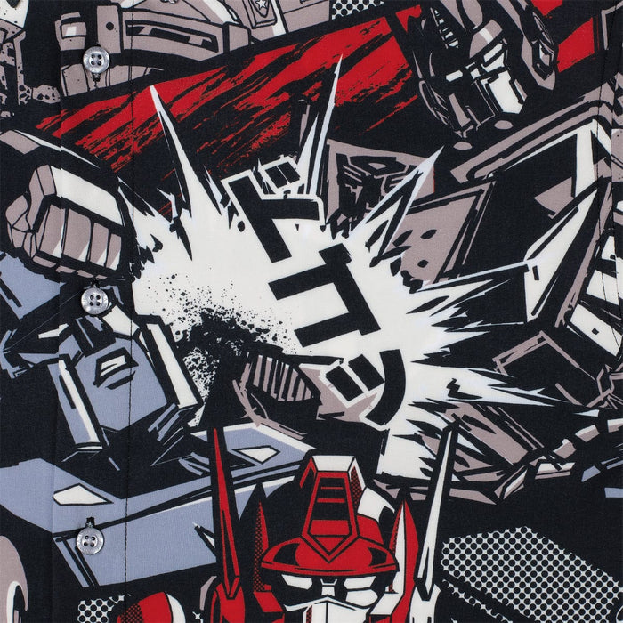 RSVLTS RSVLTS® Transformers "(Panel Design)" _ KUNUFLEX Short Sleeve Shirt Transformers "(Panel Design)" _ KUNUFLEX Short Sleeve Shirt