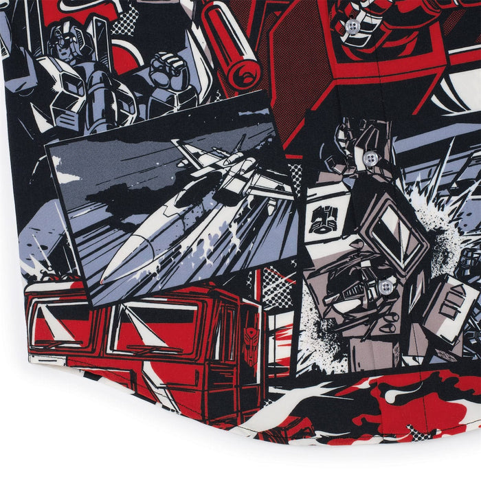 RSVLTS RSVLTS® Transformers "(Panel Design)" _ KUNUFLEX Short Sleeve Shirt Transformers "(Panel Design)" _ KUNUFLEX Short Sleeve Shirt
