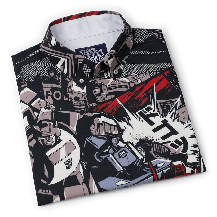 RSVLTS RSVLTS® Transformers "(Panel Design)" _ KUNUFLEX Short Sleeve Shirt Transformers "(Panel Design)" _ KUNUFLEX Short Sleeve Shirt