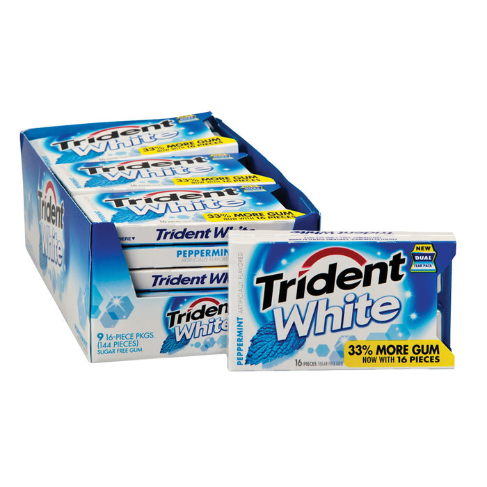 Trident Gum White Peppermint - 9ct