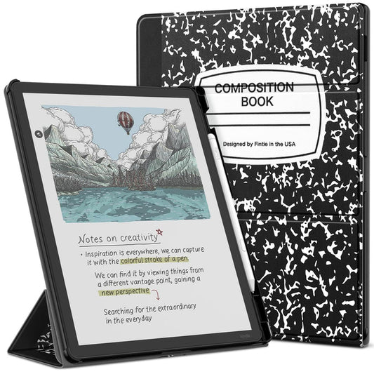 Trifold Stand Case for 11" Kindle Scribe 3rd Generation 2025, W/Built-in Pen Holder, Auto-Wake/Sleep | Fintie