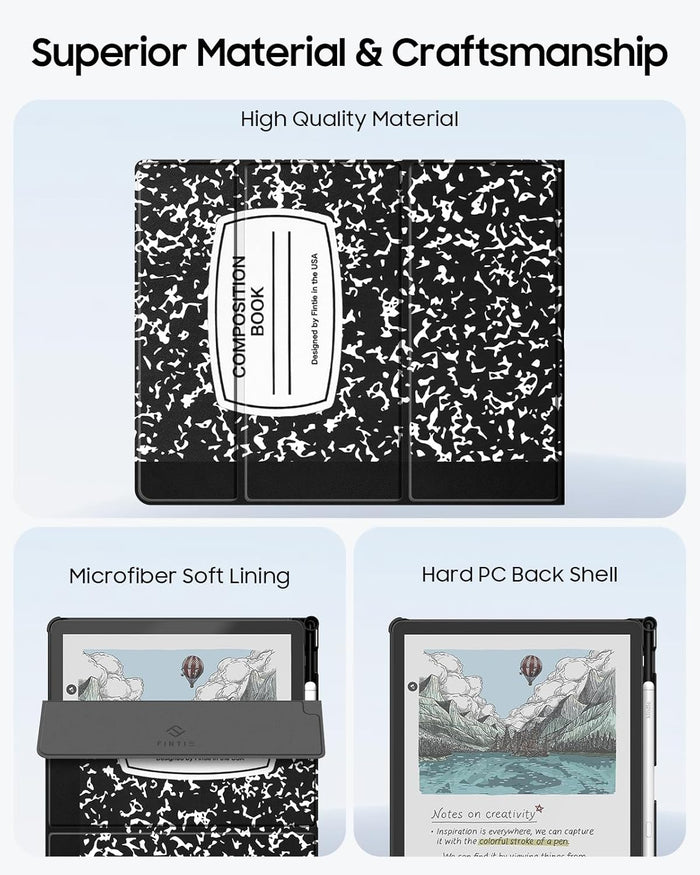 Trifold Stand Case for 11" Kindle Scribe 3rd Generation 2025, W/Built-in Pen Holder, Auto-Wake/Sleep | Fintie