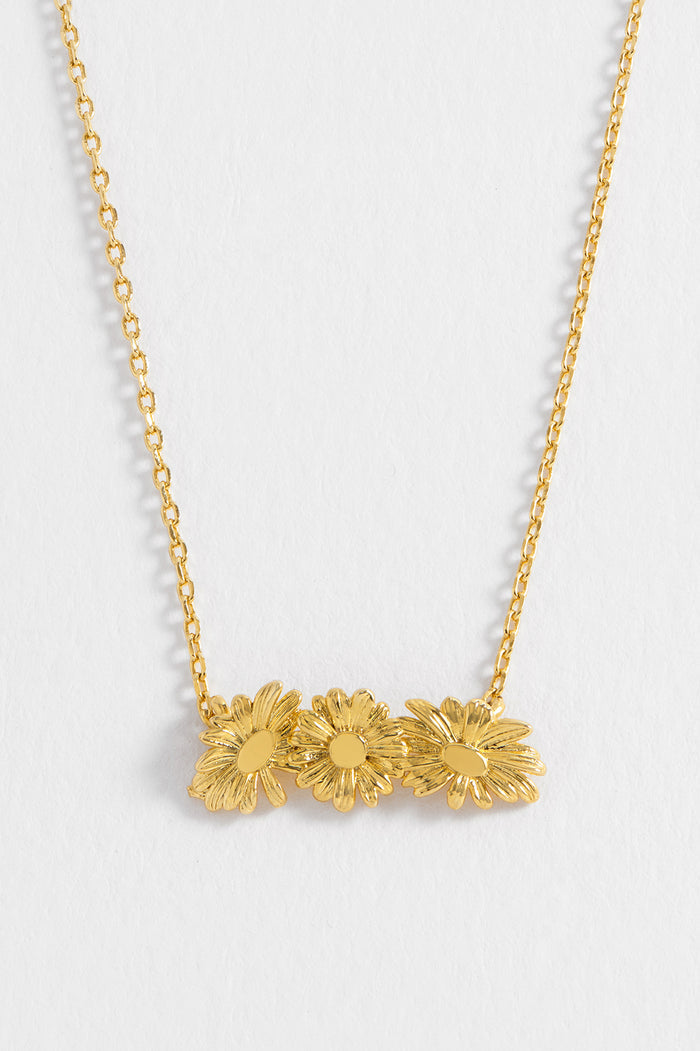 Trio Daisy Necklace