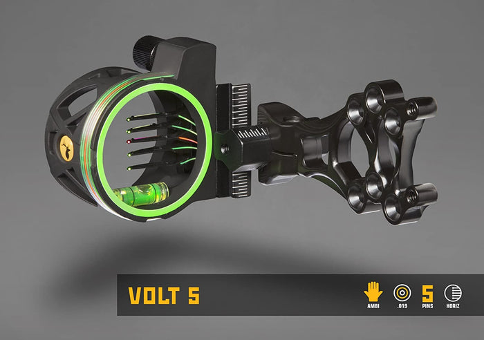 Trophy Ridge Volt 5 Pin Bow Sight Black