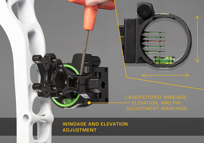 Trophy Ridge Volt 5 Pin Bow Sight Black