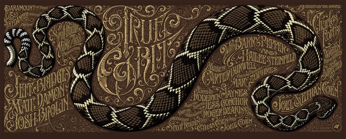 True Grit Aaron Horkey poster