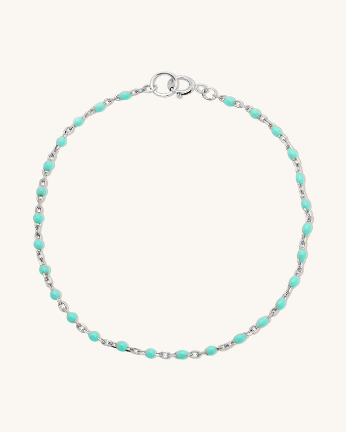 Turquoise Candy Chain Anklet
