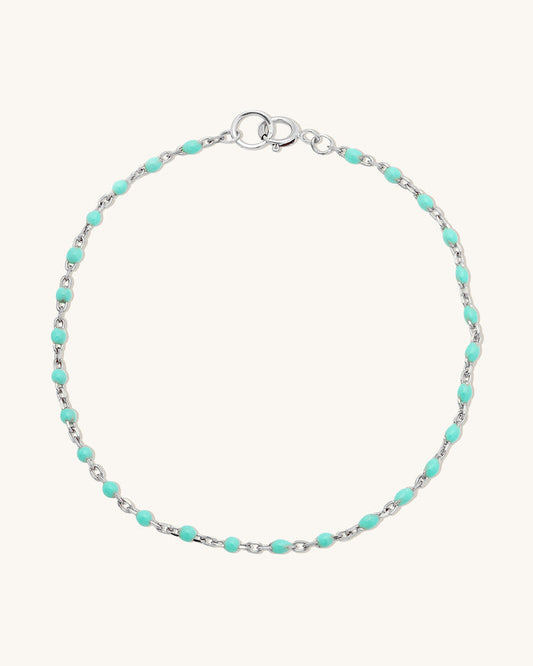 Turquoise Candy Chain Anklet