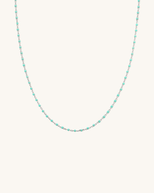 Turquoise Candy Chain Necklace