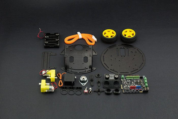Turtle Kit: A 2WD DIY Robotics Kit Based on Arduino for Beginners [Discontinued] by DFRobot - The Pi Hut