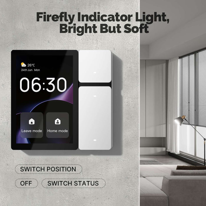 Tuya WiFi 3.5 - Inch Touchscreen Control IR Remote Control Bluetooth Sigmesh Hub Built - in - MOES