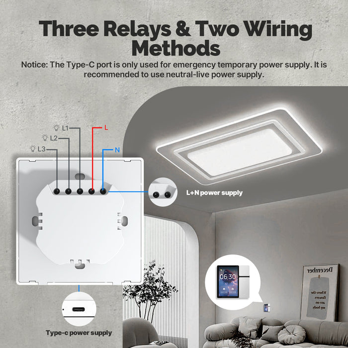Tuya WiFi 3.5 - Inch Touchscreen Control IR Remote Control Bluetooth Sigmesh Hub Built - in - MOES