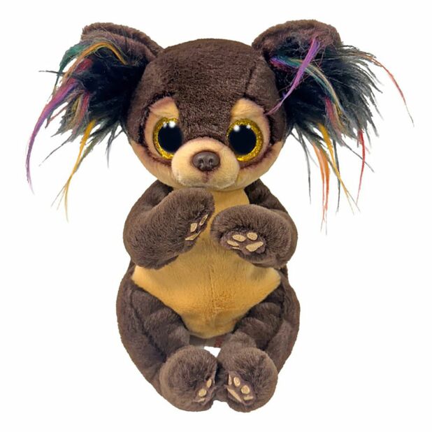 Ty Beanie Bellies 8 Inch Toffee the Brown Dog Plush Toy