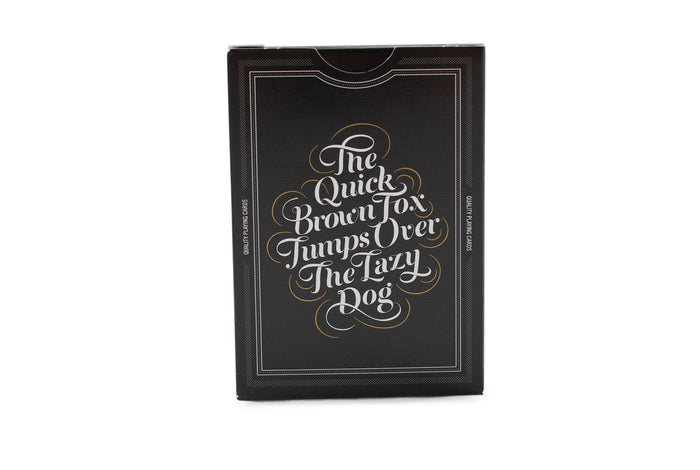 Type Deck Playing Cards by US Playing Card Co.