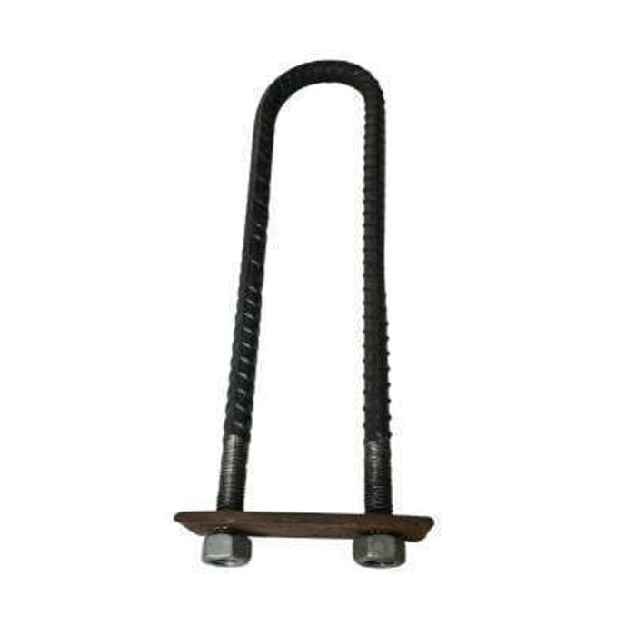U Bolt 18 x 1/2" w/ 4" Plate & Nut