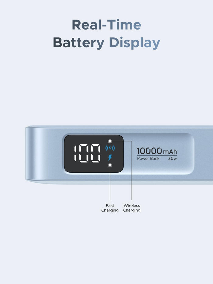 UGREEN MagFlow Power Bank (10000mAh, Qi2 25W, MagSafe - Compatible) - UGREEN EU