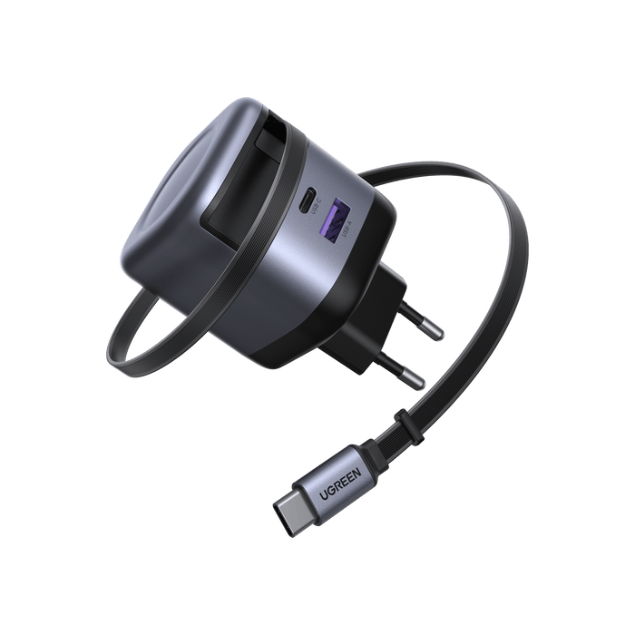 UGREEN Nexode 45W Charger with Retractable USB - C Cable - UGREEN EU