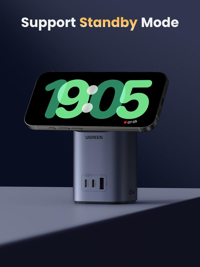 UGREEN Nexode GaN Charger (65W, Qi2 15W, 4 - in - 1) - UGREEN EU