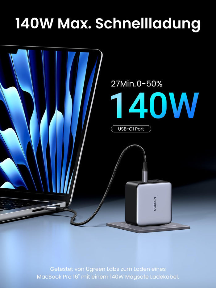 UGREEN Nexode X 160W PD 3.1 4 - Port GaN Charger - UGREEN EU
