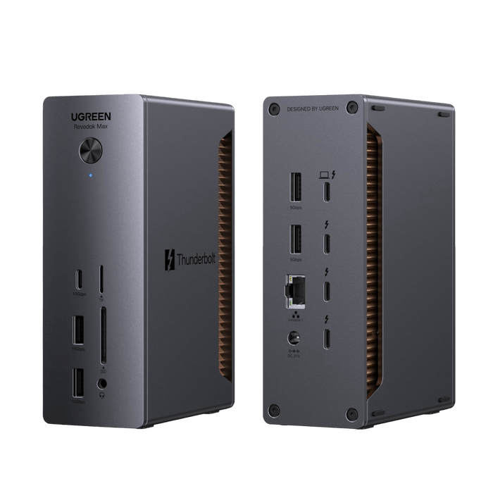 UGREEN Revodok Max 2131 Thunderbolt 5 Docking Station 8K@60Hz 140W - UGREEN EU