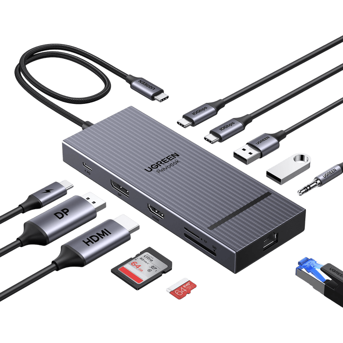 UGREEN Revodok Pro Docking Station (11 - Port, Dual 4K, 100W) - UGREEN EU