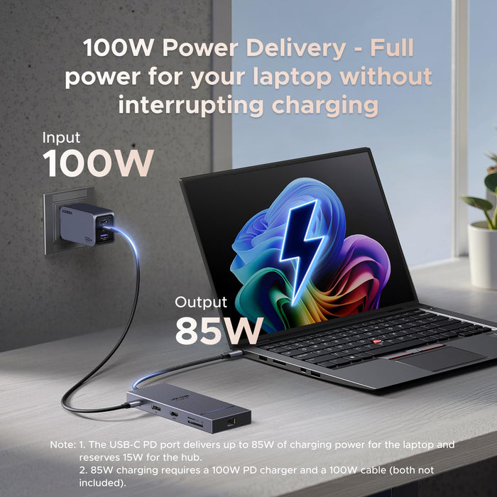UGREEN Revodok Pro Docking Station (11 - Port, Dual 4K, 100W) - UGREEN EU