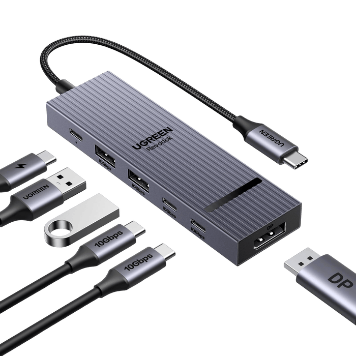 UGREEN Revodok Pro USB - C Hub (6 - Port, 4K@60Hz, 10Gbps, 100W) - UGREEN EU