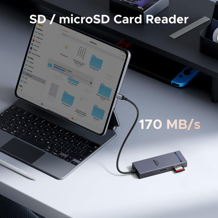 UGREEN Revodok USB - C Hub (8 - Port, 10Gbps, 4K@60Hz, 100W) - UGREEN EU