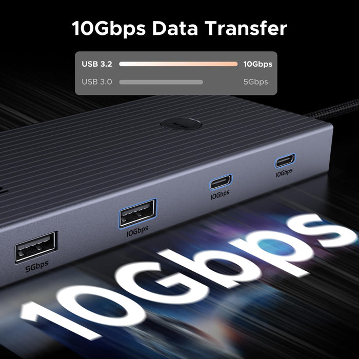 UGREEN Revodok USB - C Hub (9 - Port, 10Gbps, 4K@60Hz, 100W) - UGREEN EU