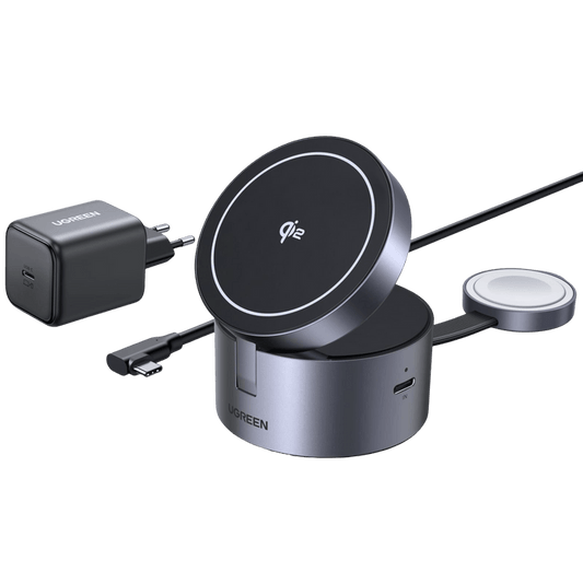 UGREEN UNO 3-in-1 Magnetic Wireless Charger 25W (MagSafe compatible)