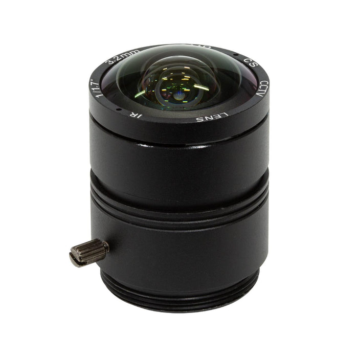 Ultra Wide-Angle C-Mount Lens for Raspberry Pi HQ Camera - 3.2mm Focal Length by Arducam - The Pi Hut