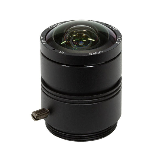 Ultra Wide-Angle C-Mount Lens for Raspberry Pi HQ Camera - 3.2mm Focal Length by Arducam - The Pi Hut