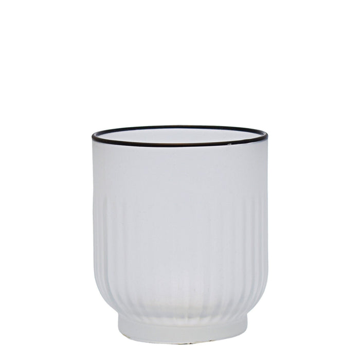 Unique Designs Textured Tokyo Whiskey Glass 330ML - Transparent