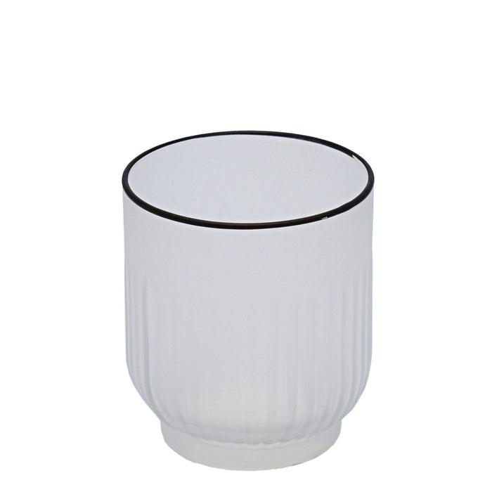 Unique Designs Textured Tokyo Whiskey Glass 330ML - Transparent