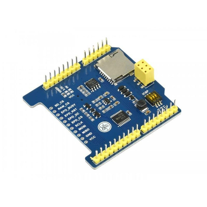 Universal e-Paper Raw Panel Driver Shield for Arduino [discontinued] by Waveshare - The Pi Hut