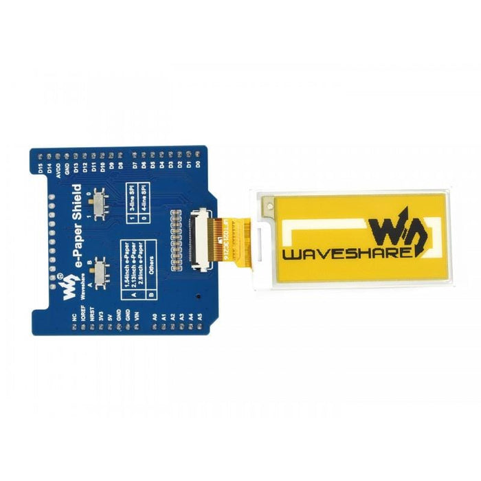 Universal e-Paper Raw Panel Driver Shield for Arduino [discontinued] by Waveshare - The Pi Hut