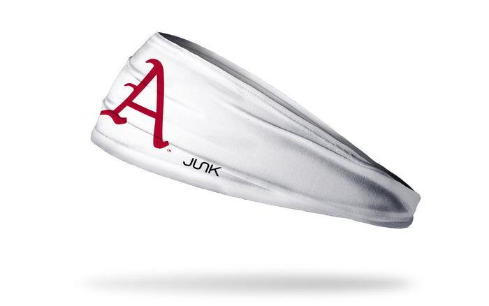 University of Arkansas: Baseball Logo White Big Bang Lite Headband - View 1