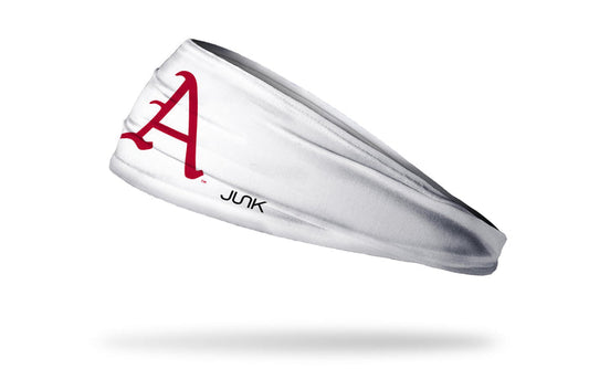 University of Arkansas: Baseball Logo White Big Bang Lite Headband - View 1