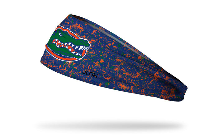 University of Florida: Splatter Blue Big Bang Lite Headband - View 1