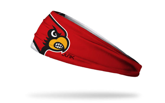 University of Louisville: Cardinal Red and White Big Bang Lite Headband - View 1