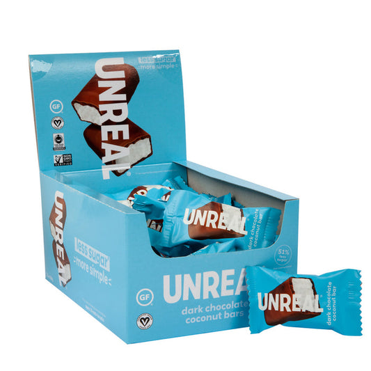 UNREAL Dark Chocolate Coconut Candy Bars - 40 Count