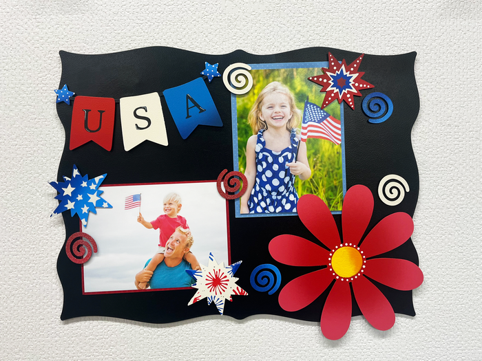 USA Banner Magnet (8"w)