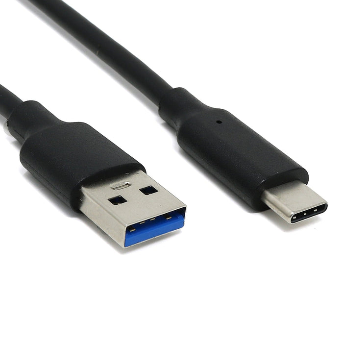 USB-A to USB-C Cable - Black by The Pi Hut - The Pi Hut