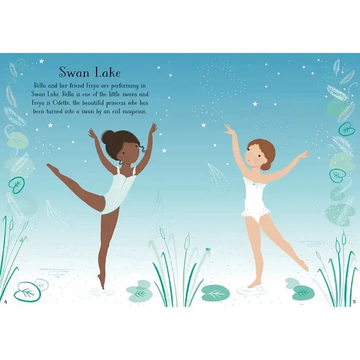 Usborne Little Sticker Dolly Dressing - Ballerina