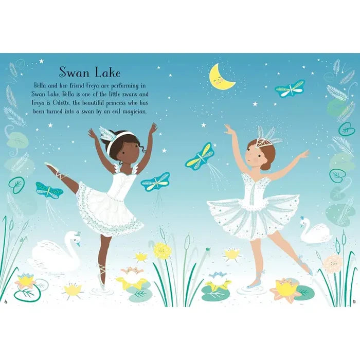 Usborne Little Sticker Dolly Dressing - Ballerina