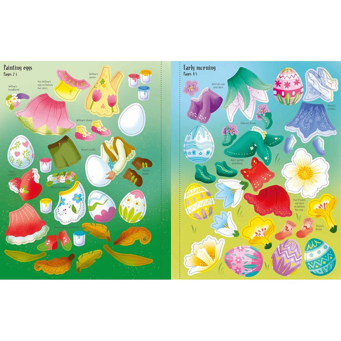 Usborne Little Sticker Dolly Dressing - Easter Egg Hunt