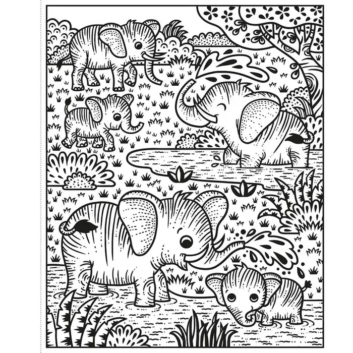 Usborne Magic Painting Book - Zoo