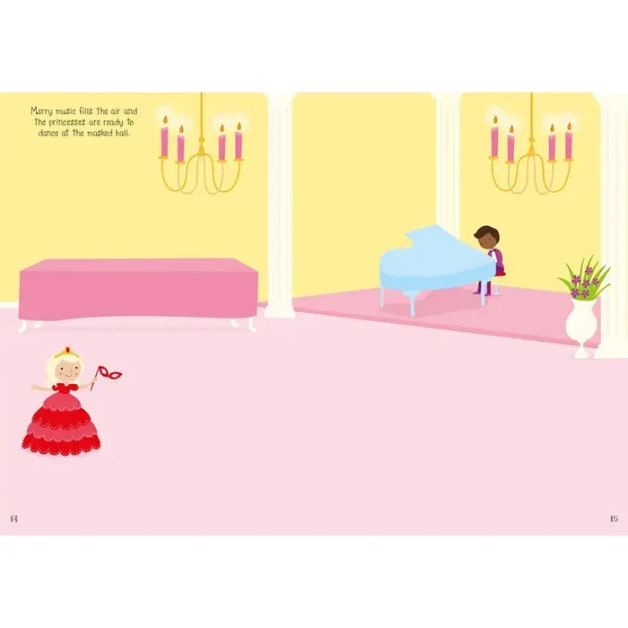 Usborne Sticker Book - Sparkly Princesses